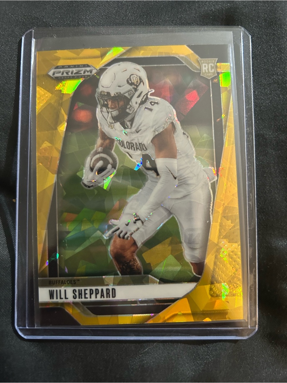 Panini Prizm Will Sheppard Trading Card - Gold Holographic